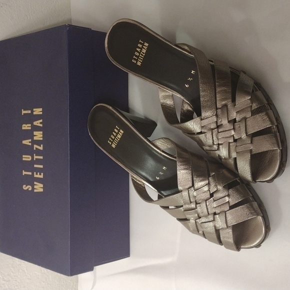 Stuart weitzman heel mules size 6.5 New - Picture 3 of 14